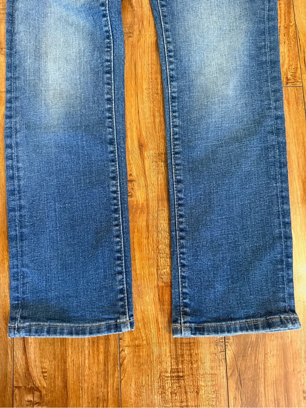 Old Navy Girls Blue Slim Straight Jeans Adjustable Waist Size 12